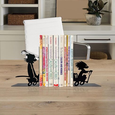 C&H Inspired Kids Bookends, Decorative Bookends for Kids Bookshelves, Cartoon Style Book Stoppers for Children Room, Fun Reading Decor Gift in Saudi Arabia