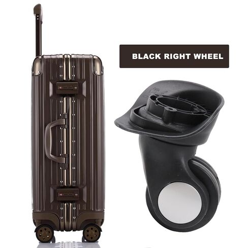 Luggage Spinner Wheel Luggage Wheels Replacement 3.43 Inches W024 Black Right for Suitcases Repairing Part in Kuwait