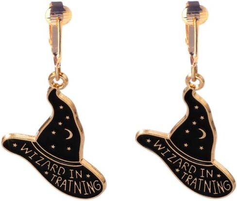 Aloha Earrings Non Pierced Gold Tone Clip On Halloween Dangling Earrings in Kuwait