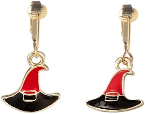 Aloha Earrings Non Pierced Gold Tone Clip On Halloween Dangling Earrings in Kuwait