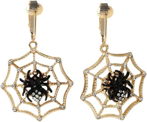Aloha Earrings Non Pierced Gold Tone Clip On Halloween Dangling Earrings in Kuwait