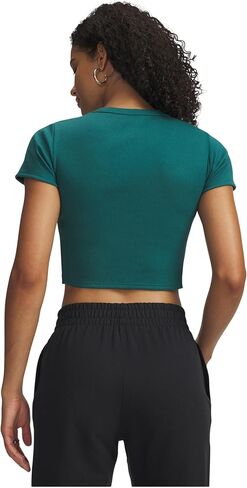 Under Armour Womens Rival Ribbed Baby Tee in Saudi Arabia