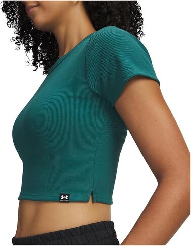 Under Armour Womens Rival Ribbed Baby Tee in Saudi Arabia