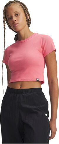 Under Armour Womens Rival Ribbed Baby Tee in Saudi Arabia