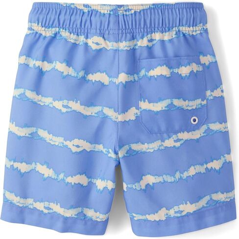 The Children's Place,Boys,Swim Trunks,Bright Sky Stripe,X-Large in Kuwait