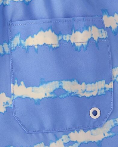 The Children's Place,Boys,Swim Trunks,Bright Sky Stripe,X-Large in Kuwait