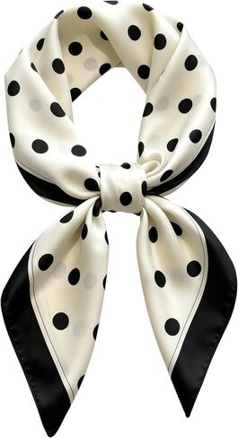 Silk Like Square Scarf for Women Men 27.5" in Kuwait