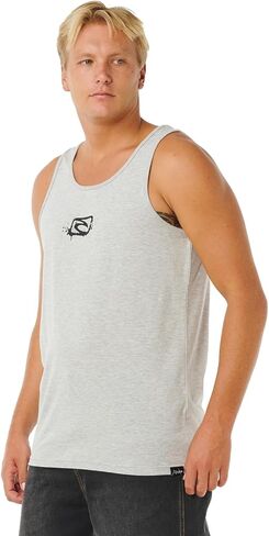 تانك رجالي من Rip Curl Medina Inner Visions - رمادي مارل in Kuwait