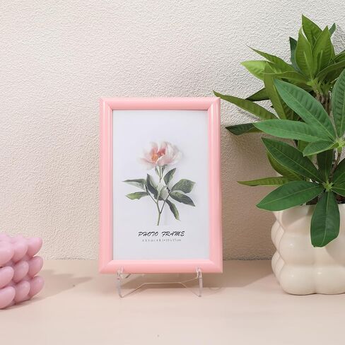 SynHHergyx 2 PCS Acrylic Plate Stand Clear Acrylic Easel Display Stand with Deep Support Shelves Display Holder for Card, Frame, Picture, Magazine, Book, CD 3 × 2.6 × 2.2 Inch in Saudi Arabia