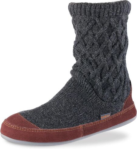 Acorn Slouch Boots Slippers for Women - Comfy, Memory Foam, Non-Slip, Durable, Mid-Calf House Slipper with Indoor/Outdoor Sole in Kuwait