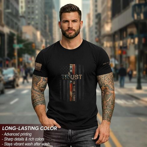 YHWH Shirt, Cross Shirt for Men, Christian Shirts for Men, Religious Shirts, Mens Christian Tshirts in Kuwait