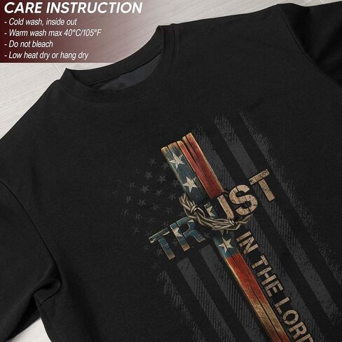 YHWH Shirt, Cross Shirt for Men, Christian Shirts for Men, Religious Shirts, Mens Christian Tshirts in Kuwait