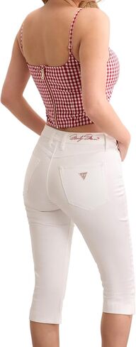 Guess Women's Marilyn Bustier Vichy Top in Kuwait