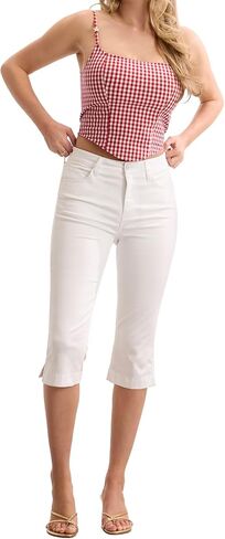 Guess Women's Marilyn Bustier Vichy Top in Kuwait