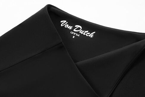 Von Dutch Women's Mini Skirt — Y2K High-Waist Bodycon Short Skirt with Logo Branding and Soft Stretch Fit in Saudi Arabia