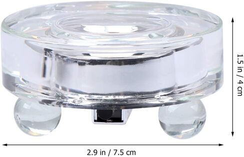 Uonlytech Table Lamp Base LED Lights Display Base Lighted Base Stand for Crystal Glass Resin Art Resin Display Glass Art Holder US Plug (White Light) Led Light Decor in Kuwait