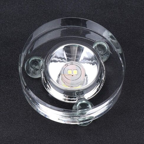Uonlytech Table Lamp Base LED Lights Display Base Lighted Base Stand for Crystal Glass Resin Art Resin Display Glass Art Holder US Plug (White Light) Led Light Decor in Kuwait