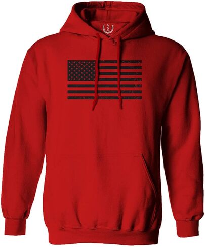 0023. United States of America Vintage American Flag USA us Military Patriotic Style Sweatshirt Pullover Hoodie in Kuwait