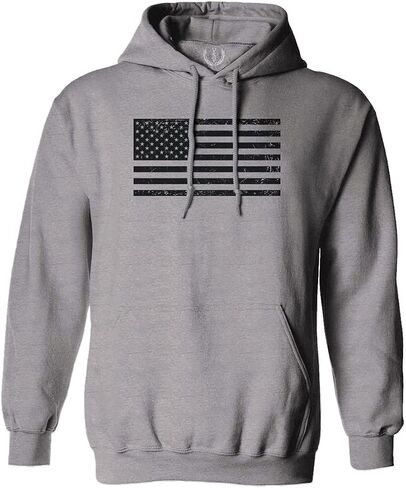 0023. United States of America Vintage American Flag USA us Military Patriotic Style Sweatshirt Pullover Hoodie in Kuwait