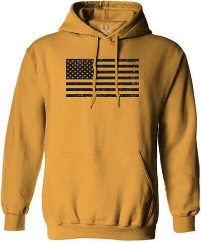 0023. United States of America Vintage American Flag USA us Military Patriotic Style Sweatshirt Pullover Hoodie in Kuwait