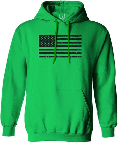 0023. United States of America Vintage American Flag USA us Military Patriotic Style Sweatshirt Pullover Hoodie in Kuwait