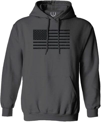 0023. United States of America Vintage American Flag USA us Military Patriotic Style Sweatshirt Pullover Hoodie in Kuwait
