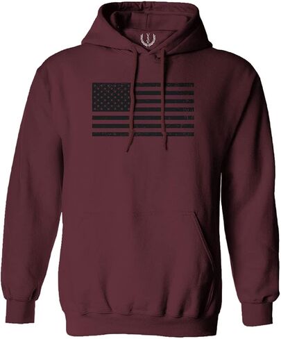 0023. United States of America Vintage American Flag USA us Military Patriotic Style Sweatshirt Pullover Hoodie in Kuwait