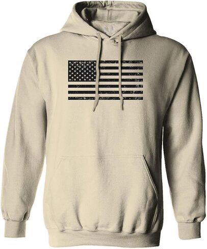 0023. United States of America Vintage American Flag USA us Military Patriotic Style Sweatshirt Pullover Hoodie in Kuwait