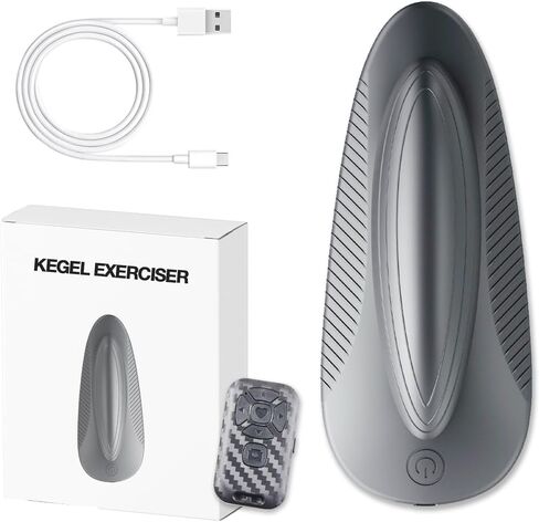 Kegel Exerciser for Men, Soft Silicone Kegel Exercise Device,Used for Bladder Support Tightening and strengthening Muscle Control Training, Endurance Muscle Recovery, and Kegel Relaxation（Grey） in Saudi Arabia