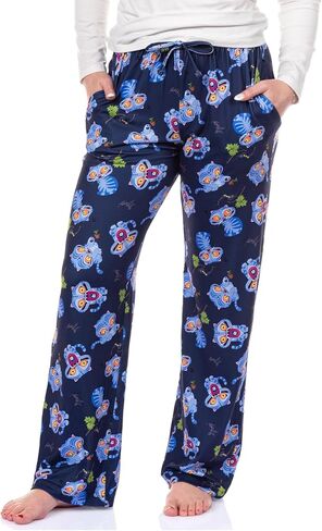 سروال بيجامة Mad Engine K-Pop Demon Hunters للنساء من Derpy and Sussie Chibi Toss Sleep Lounge Bottoms in Kuwait