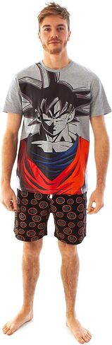 Dragonball Z Goku Character Men's Pyjamas Short OR Long Leg Options in Kuwait