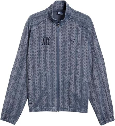 PUMA Mens Nyc T7 Jacquard Relaxed Athletic Outerwear Casual - Blue in Kuwait