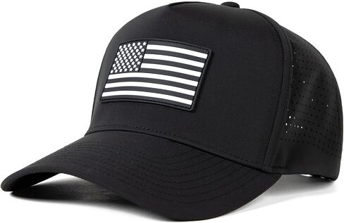 TOP-EX Performance Baseball Hat for Men Water Resistant Golf Cap Running Cooling Snapback Laser Perforated in Kuwait