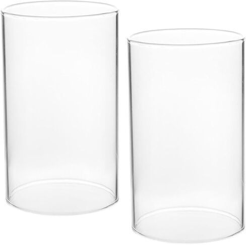 Cabilock 2pcs Windproof Candle Protectors Glass Candle Covers Decor for Romantic Atmosphere and Table Centerpieces in Saudi Arabia