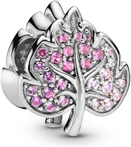10 Pack Silver Charms for Pandora Bracelets and Necklaces Charms for Women CZ Pendant Jewelry Charm Set in Kuwait