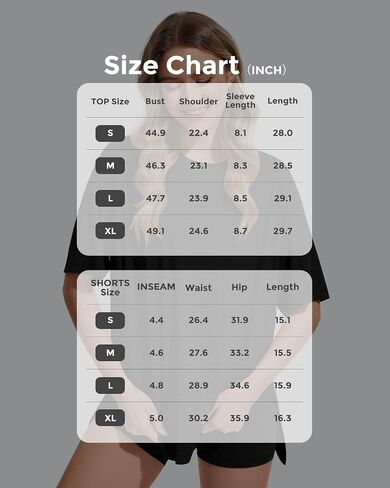 Womens 2 Piece Outfits Athletic Sets Summer Side Slit Longline Top High Waisted Biker Shorts Gym Workout Clothes in Kuwait