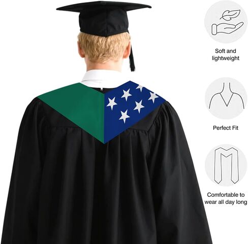 Cameroon Flag Graduation Stole 72 x 5 Inches Decorative Ceremonial Accessory Sash for International Student (Baccalaureate Gown and Hat Not Included) in Kuwait