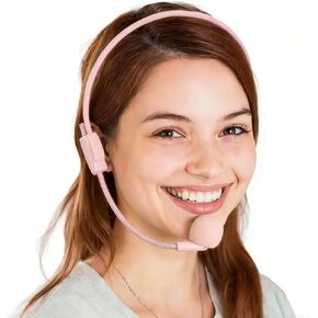 Fake Headset, Rockstar Costume Cosplay Accessories for Women, Hippie Singer Headphone Props in Kuwait
