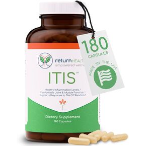 ITIS | Joint Discomfort Support | Nerve Support Supplement | Joint and Muscle Supplements | Celery Seed, Curcumin, Bromelain & More | Pure, Nature-Derived, Plant-Based, 180 caps in Saudi Arabia