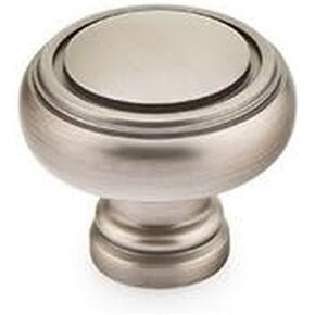 Norwich Round Knob Size: 1.25" H x 1.25" W x 1.13" D, Finish: Antique Nickel in Kuwait