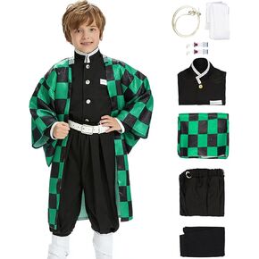 Kids Costume Anime Cosplay Kimono Outfit Halloween Uniform Full Set in Saudi Arabia