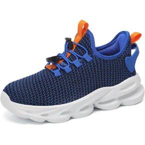 Kids Shoes Boys Girls Tennis Shoes Lightweight Sports Kids Sneakers Slip on with Bungee Lace for Running/Walking Little Kid/Big Kid in Saudi Arabia