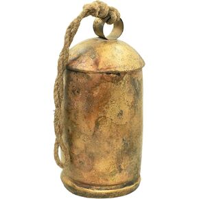 Rustic Brass Bell with Vintage Charm – Hanging Metal Ornament for Cowbells| Outdoor Garden, Holiday, and Home Accent Decor in Saudi Arabia