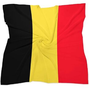 Flag Silk Scarf Head Hair Wraps Bandana Square Satin Head Scarf For Women in Saudi Arabia
