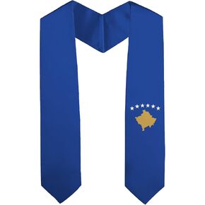 Kosovo Flag Graduation Sash Stole Scraf for Global International Study Abroad Adult Unisex in Saudi Arabia