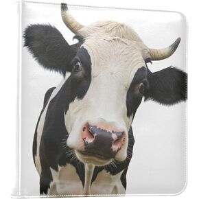 JIPONI Interesting Personality Cow Large Photo Album, DIY Leather Cover Scrapbook Albums for 4x6 5x7 6x8 Pictures, Self Adhesive Memory Book for Wedding, Baby, Family in Saudi Arabia