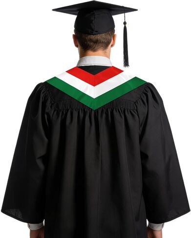 Kuwait Graduation Sash Stole International Study Abroad Unisex Kuwait Flag Graduation Scarf in Kuwait