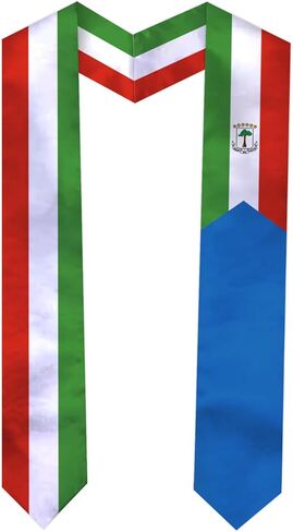Graduation Sash Satin Scarf 72" Stole for Abroad Student International Study Class in Saudi Arabia