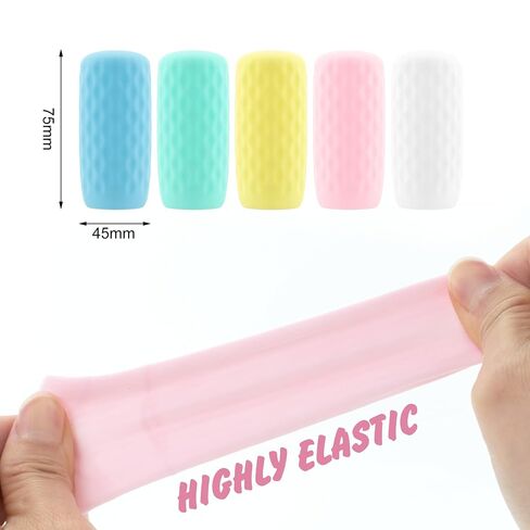 BlingKingdom 10 PCS Leak Proof Silicone Bottle Covers, Reusable Travel Sealing Bottle Spill Protector Elastic Sleeves for Most Travel-Size Toiletries Accessories in Kuwait