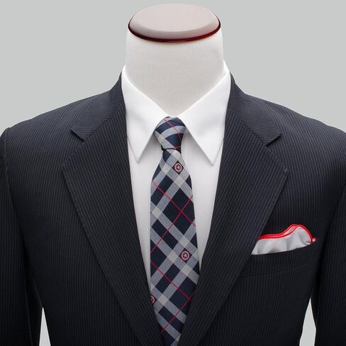 Captain America Blue Plaid Tie in Kuwait